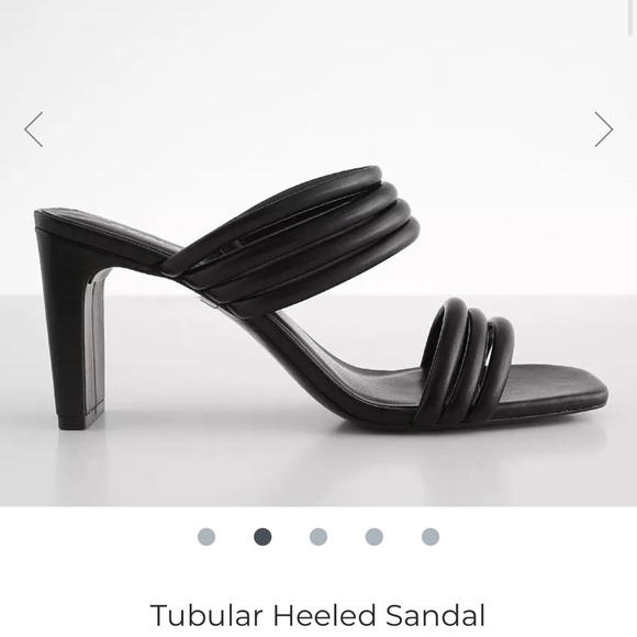 Soda Tubular Strap Square Toe Heel Sandals from Buckle - Picture 2 of 7